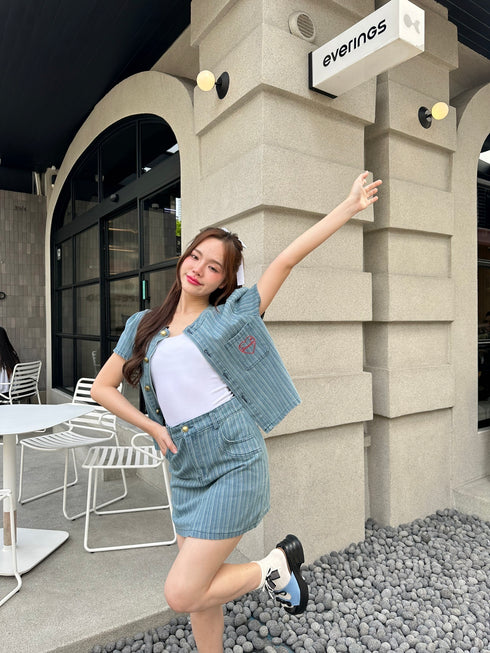 Women Fashion Denim Co-Ord Sets